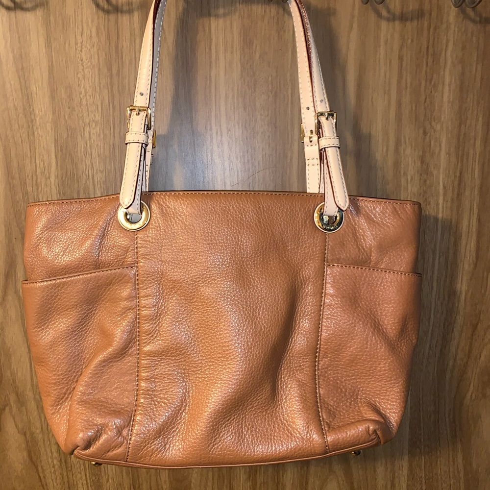 ***SOLD***Michael Kors Leather Tote - Picture 2 of 6